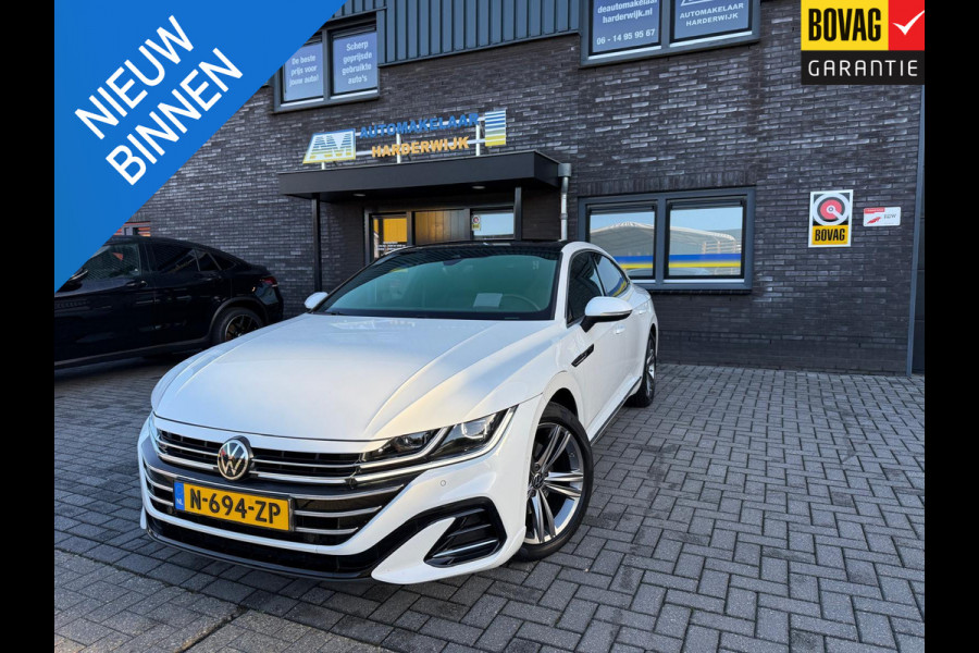 Volkswagen Arteon 2.0 TDI R-Line Business+ | 1E EIGENAAR | 3/6/12MND GARANTIE | AUTOMAAT | PANO | ACC | LED | STANDKACHEL | DAB | CARPLAY | LEDER | MEMORY