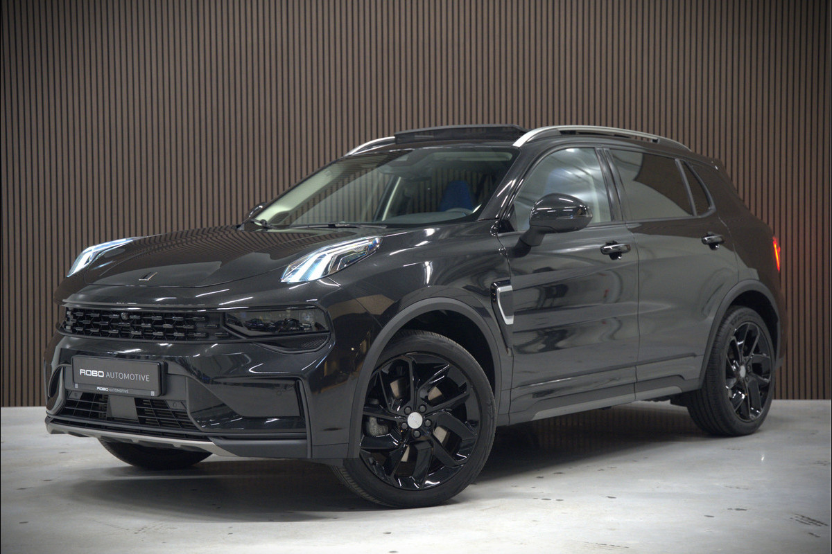 Lynk & Co 01 1.5 Black Edition | Panoramadak | Stoelverwarming | Keyless | Apple Carplay | Memory Seat | Adaptive Cruise Control | Infinity | Navigatie | 360 Camera | Parkeersensoren | Ambiance Verlichting | SOH 96,99%