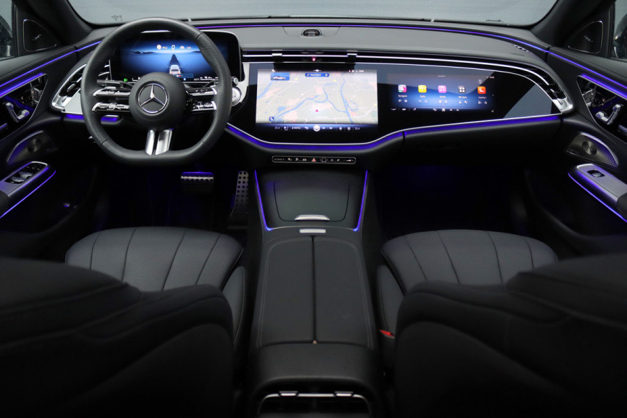 Mercedes-Benz E-Klasse 300 e AMG Line | Luchtvering | Hyperscreen | Achterasbesturing | Burmester | Stoelventilatie | Vlakkenverwarming | Massage | Distronic+ | Digital Light |