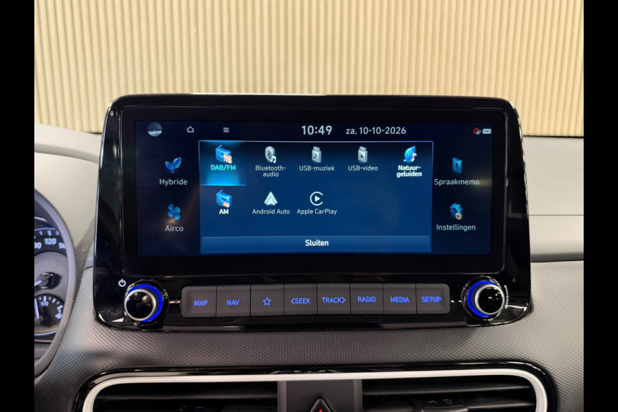 Hyundai Kona 1.6 GDI HEV Fashion Design NAVI CAM CRUISE CLIMATE CONTROL CARPLAY STOEL/STOELVERW.