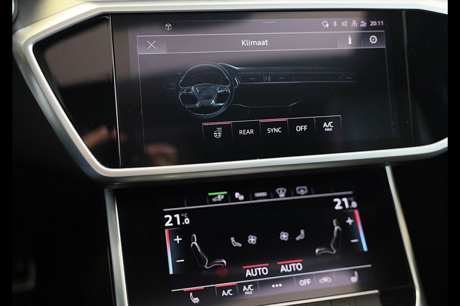 Audi A6 Avant 55 TFSI e Quattro RS6 Look / Head Up / B & O / Elek Stoelen / Memory / Acc / F1 / Lane Assist / Open Pano / 22 Inch
