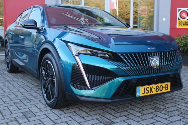 Peugeot 408 1.2 Hybrid 145PK AUTOMAAT GT | 360° CAMERA | ELEKTRISCH VERSTELBARE BESTUURDERSSTOEL MET GEHEUGEN EN VERSTELBARE ZITVERLENGER | STOEL VERWARMING | STUURVERWARMING | LEDER / ALCANTARA | DODEHOEK DETECTIE | KEYLESS ENTRY/START | ADAPTIVE CRUISE CONTROL | NAVIGATIE | DRAADLOZE APPLE CARPLAY/ANDROID AUTO | PARKEERSENSOREN VOOR + ACHTER | LED MATRIX KOPLAMPEN | 19" LICHTMETALEN VELGEN | ELEKTRISCH BEDIENBARE ACHTERKLEP | CLIMATE CONTROL | STUUR VERWARMING |