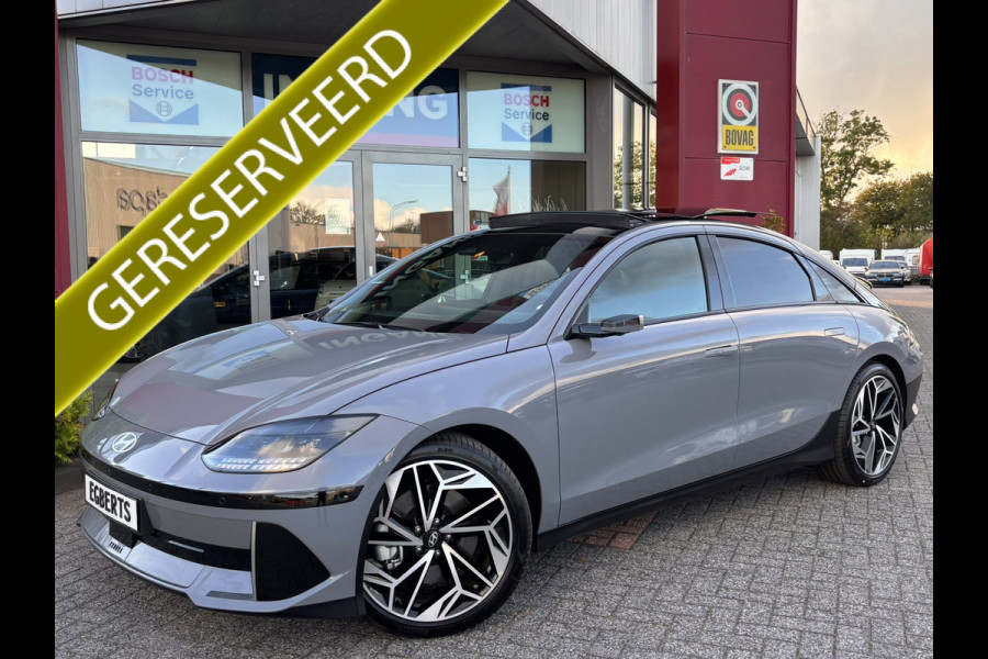Hyundai IONIQ 6 Lounge 77.4 kWh | 41KM! | Pano | LMV 20"| HUD | Full Option | Bose | 61.500.- nw prijs