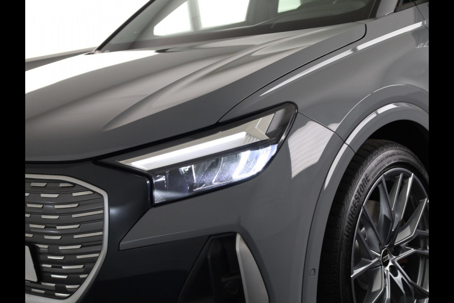 Audi Q4 e-tron 40 Advanced edition 77 kWh 204 pk S-tronic | Private lease vanaf € 824,- per maand | Navigatie | Parkeersensoren (Park assist) | Achteruitrijcamera | Adaptieve cruise control | Sonos geluidssysteem | Lederen bekleding | S-Line (exterieur) |