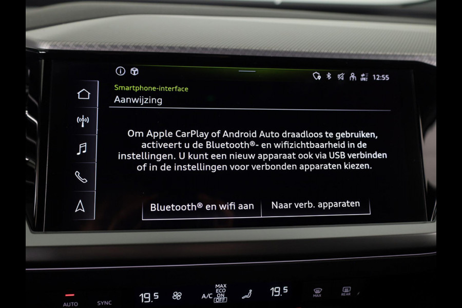 Audi Q4 e-tron 40 Advanced edition 77 kWh 204 pk S-tronic | Private lease vanaf € 824,- per maand | Navigatie | Parkeersensoren (Park assist) | Achteruitrijcamera | Adaptieve cruise control | Sonos geluidssysteem | Lederen bekleding | S-Line (exterieur) |