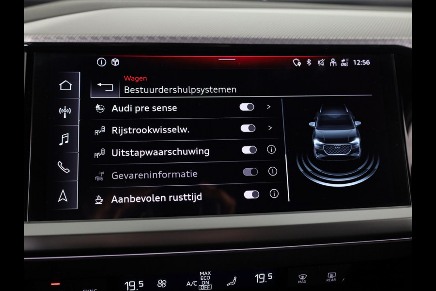 Audi Q4 e-tron 40 Advanced edition 77 kWh 204 pk S-tronic | Private lease vanaf € 824,- per maand | Navigatie | Parkeersensoren (Park assist) | Achteruitrijcamera | Adaptieve cruise control | Sonos geluidssysteem | Lederen bekleding | S-Line (exterieur) |
