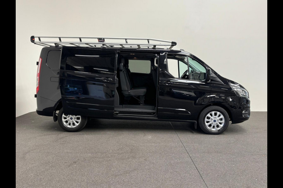 Ford Transit Custom 300 2.0 TDCI L2H1 Limited Dubbele Cabine Automaat Navi Airco 2 Schuifdeuren Trekhaak Parkeersensoren Carplay