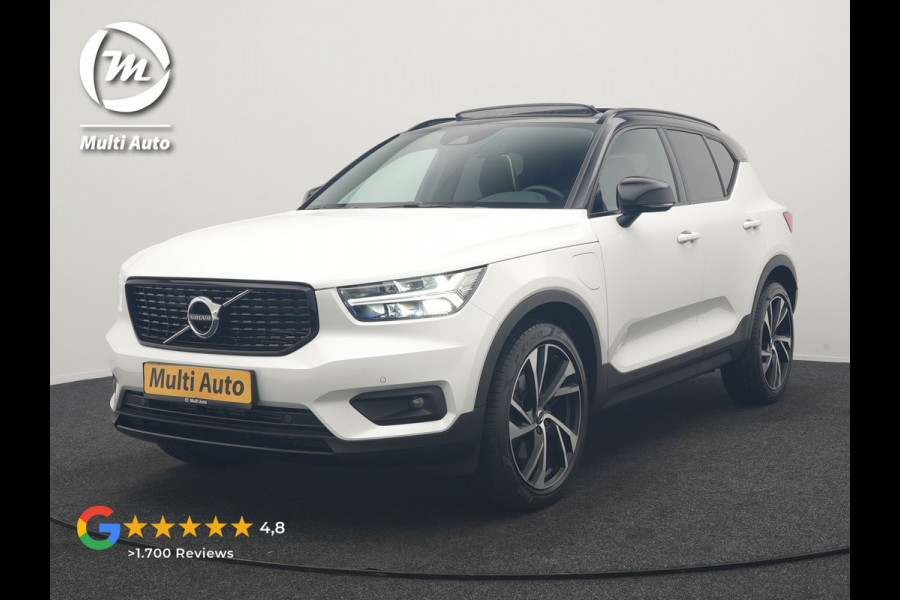 Volvo XC40 T5 Recharge R-Design PHEV 262pk | Panodak | Adaptive Cruise | Camera | Alcantara Sportstoelen Memory & Verwarmd | Stuur Verwarmd | Keyless | BLIS | Apple Carplay | Navigatie | DAB | 20"L.M | Plug in Hybrid |