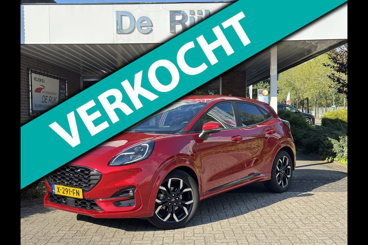 Ford Puma 1.0 EcoBoost Hybrid ST-Line X First Edition | B&O, Stoel+Stuurverw., Navi, Carplay/Android, Camera, ACC, Half leder |