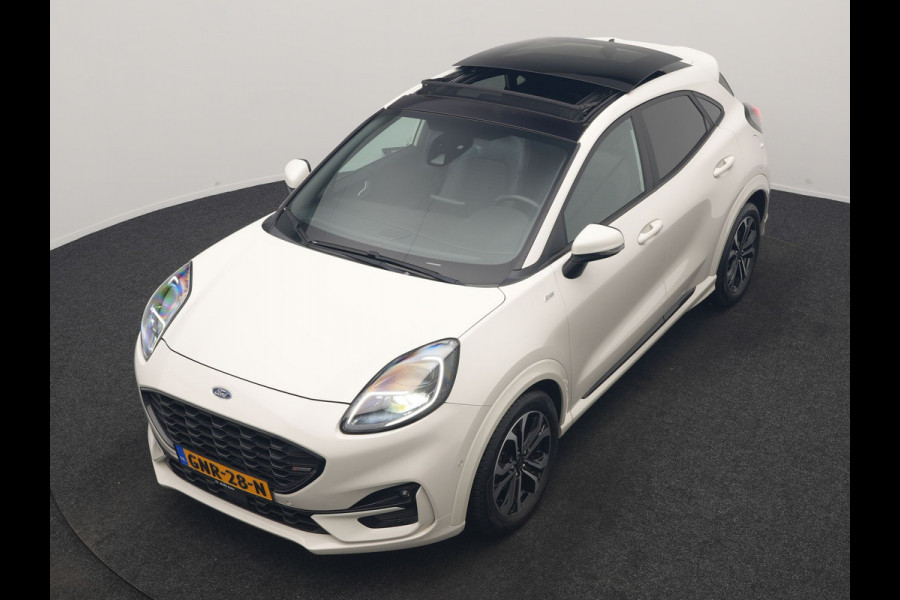 Ford Puma 1.0 EcoBoost Hybrid ST-Line X 155pk Dealer O.H | Panodak | Adaptive Cruise | Bang & Olufsen | Camera | Sportstoelen & Stuur Verwarmd | Apple Carplay | Keyless | Virtual | Navigatie | DAB | 17"L.M |
