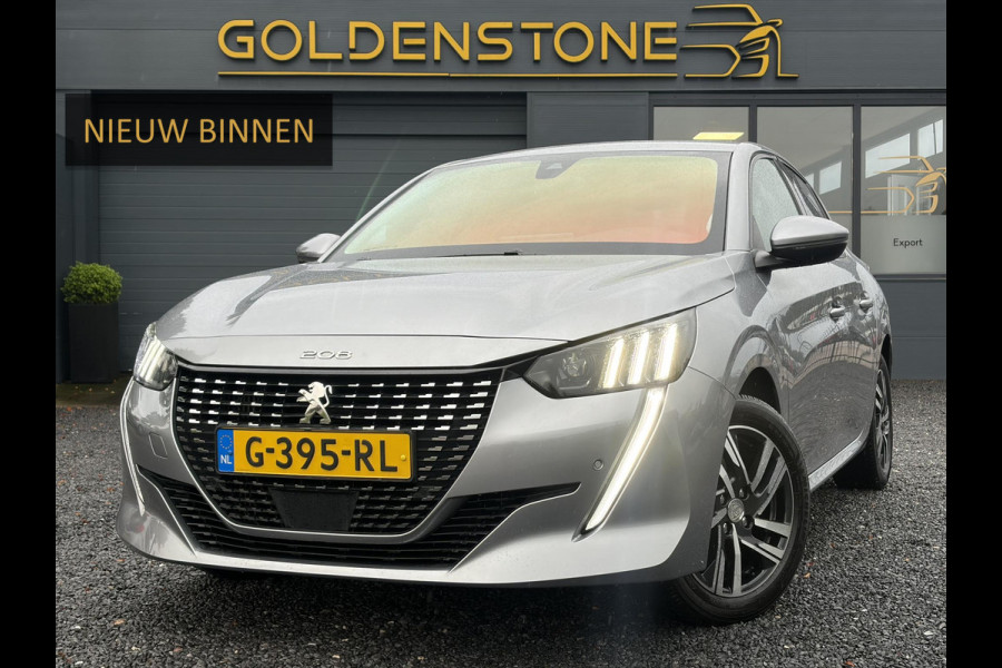 Peugeot 208 1.2 PureTech Allure ✓101pk✓D-riem vv 10-2025✓Dealer Onderhouden✓Carplay✓Draadloze telefoonlader✓360 ° Camera✓Afn Trekhaak✓Navi✓Clima✓Cruise✓Lm velgen✓6 Bak✓Keyless✓Halfleder✓Rijstrooksensor✓Pdc V+A✓N.A.P✓Apk tot 09-2028