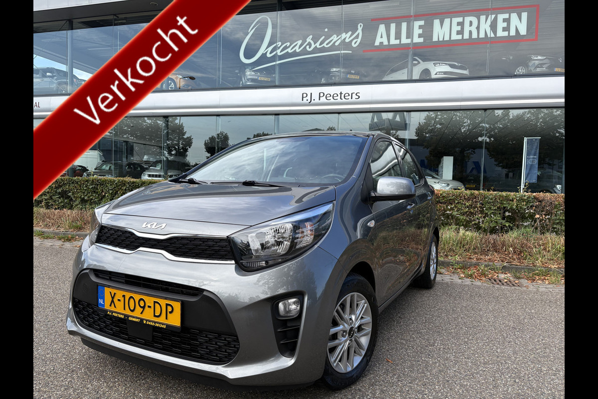 Kia Picanto 1.0 DPi DynamicLine Achteruitrijcamera - Apple carplay - Airco - Cruise control - Licht metalen velgen 14 inch - Bluetooth - Radio - Start/stop systeem - Stuur multifunctioneel - Navigatie