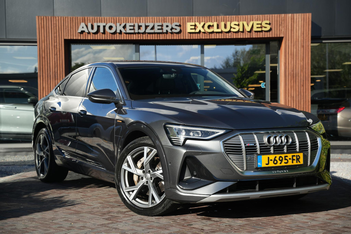 Audi e-tron Sportback 50 quattro S edition 71 kWh S-line Pano Trekhaak Matrx LED DAB Camera LM "21 SOH 87