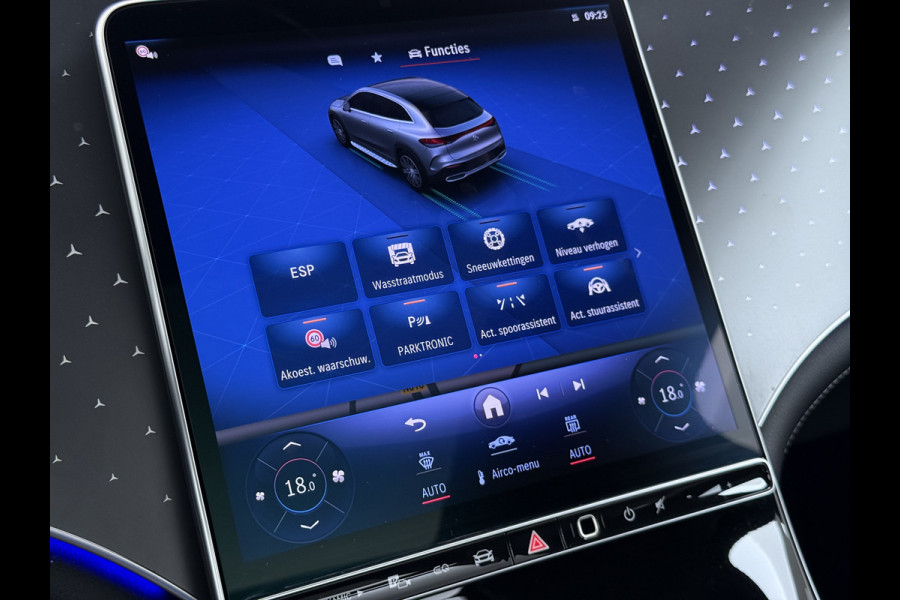 Mercedes-Benz EQE SUV EQE SUV 300 AMG Line 91 kWh | Airmatic Achteras Pano Trekhaak Burmester Ventilatie 4x Stoelverwarming