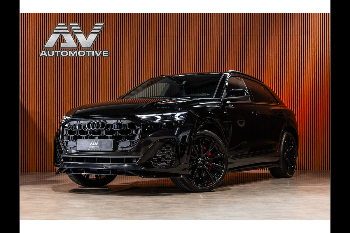 Audi Q8 60 TFSI e S-Line Competition | Panorama | B&O | Matrix Laser LED | 360 Camera | RS Zetels | Elek trekhaak | ACC | Stoelverwarming V+A | Keyless | MY2026 | Fabrieksgarantie