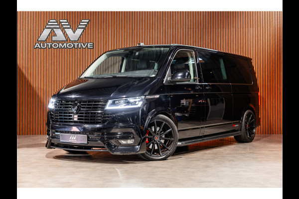 Volkswagen Transporter T6.1 2.0 TDI 204 PK L2H1 DC Caravelle | LeightonVans Bodykit | ACC | Bi-Xenon | Elek deuren | Lederen bekleding | Camera | CarPlay | Navigatie | Trekhaak | Nieuwe APK