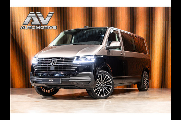 Volkswagen Transporter T6.1 2.0 TDI L2H1 DC Caravelle | Dubbel cabine | Two-tone | CarPlay | Camera | MF Stuur | Cruise control | Climate control | 6-zitter | BPM vrij | Nieuwe APK | Dealer onderhouden