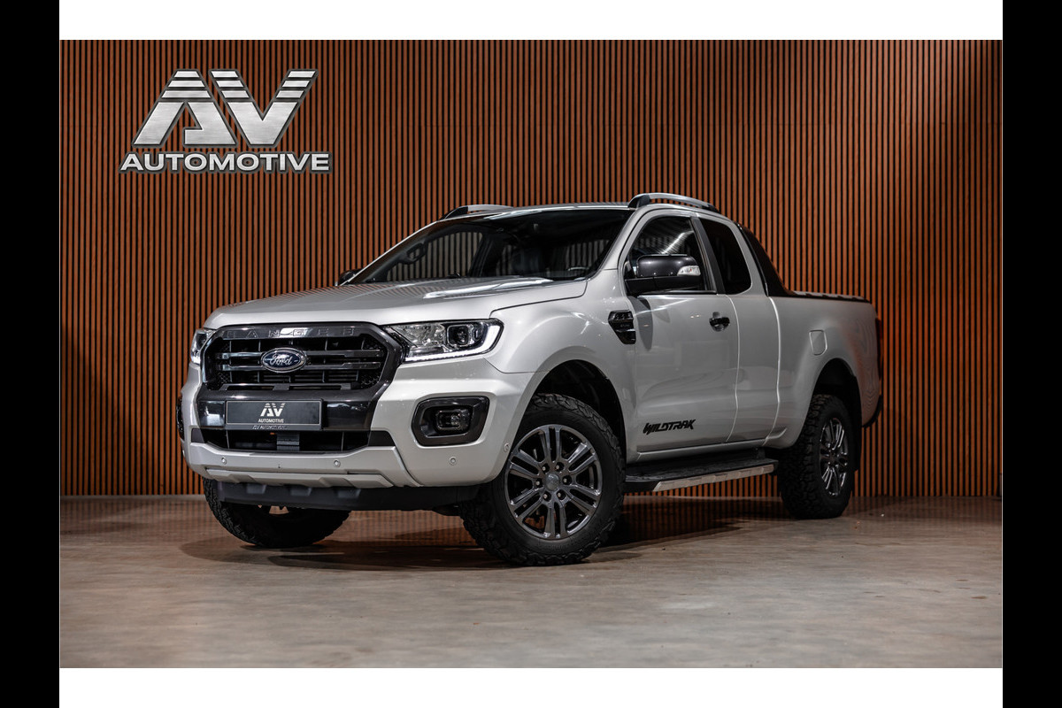 Ford Ranger 2.0 EcoBlue Wildtrak | 3500 KG | Bi-Xenon | Camera | Navigatie | Trekhaak | Cruise control | DAB | Stoelverwarming | Lederen bekleding | Orig. NL auto | Nieuwe APK
