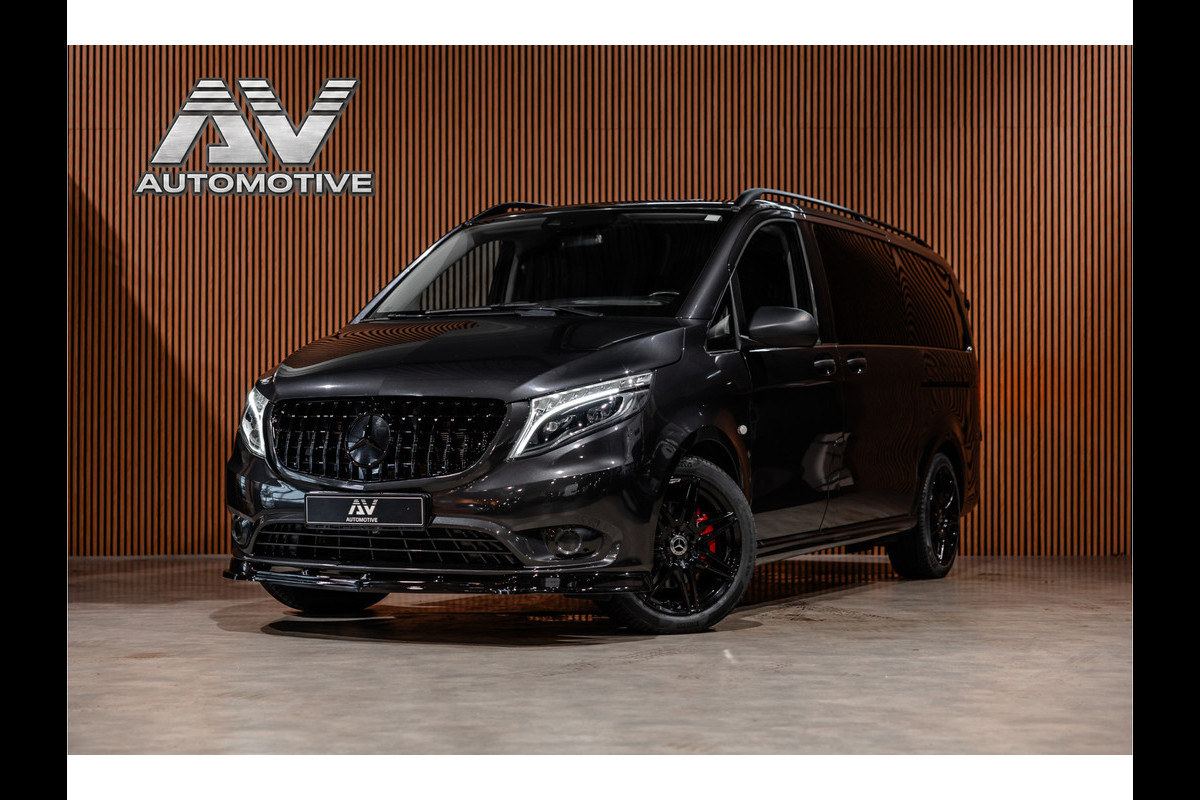 Mercedes-Benz Vito 124 CDI 237 PK DC Lang | Airmatic | Distronic | LED | Trekhaak | Lederen bekleding | L+R Schuifdeur | Dubbel cabine | Dodehoek | Camera | Navigatie | DAB | Dealer onderhouden | 24 maanden garantie