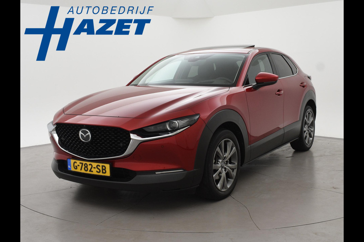 Mazda CX-30 2.0 e-SkyActiv-X M HYBRID LUXURY + TREKHAAK | BOSE | ADAPTIVE CRUISE | 360 CAMERA | SCHUIFDAK