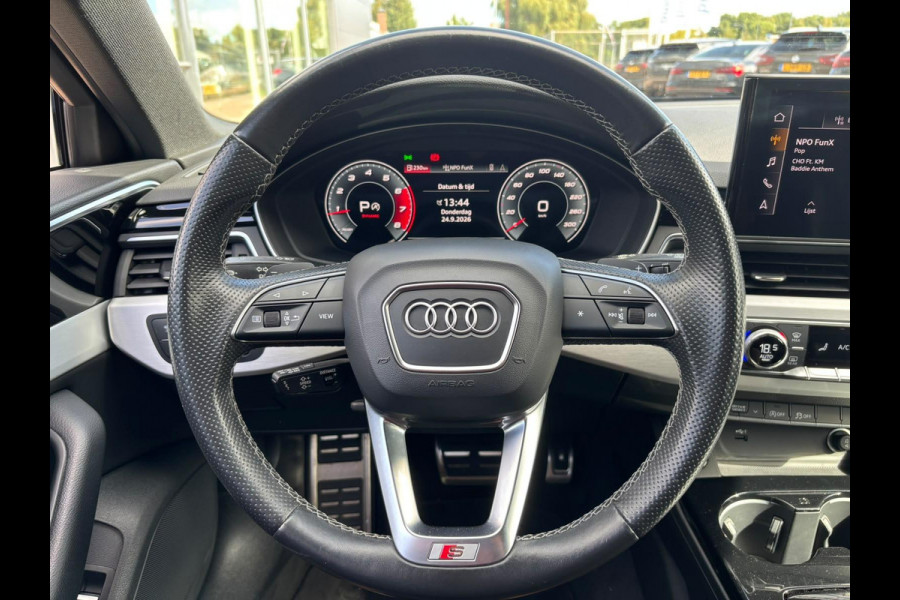 Audi A4 Avant 35 TFSI S edition 150PK | S-Line | Adapt. Cruise | Elektr. Klep | Climate Control | Matrix-Led | Zwart Optiek