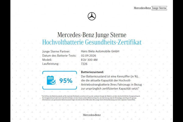 Mercedes-Benz Eqv 300 L2 AVANTGARDE ** LED, NAVI+, LEDER, BURM, STOELVENT, LUCHTVERING, 18-inch LMV ** 40k onder NP - ex. MB-AG ** ** INFORMEER OOK NAAR ONZE AANTREKKELIJKE FINANCIAL-LEASE TARIEVEN **