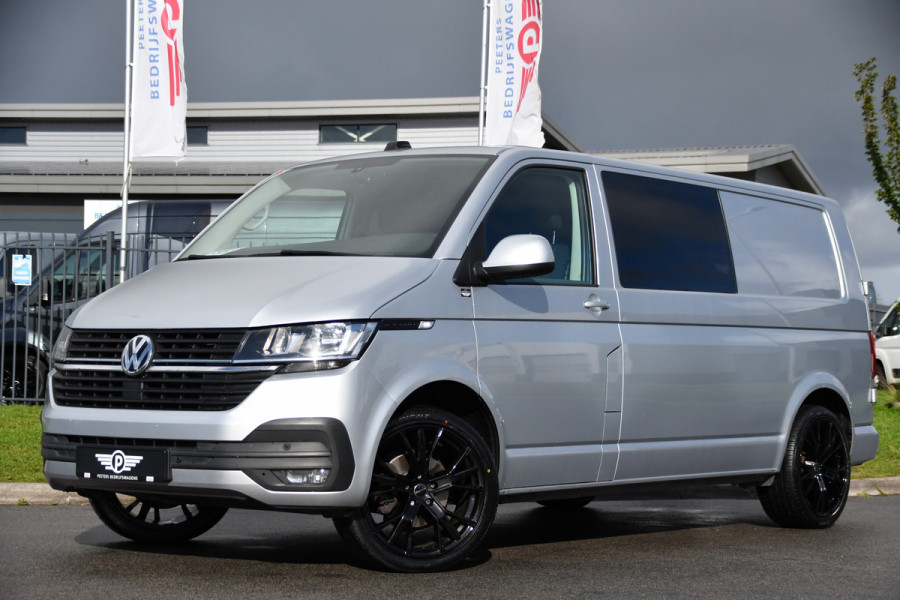 Volkswagen Transporter 2.0 TDI L2H1 DC PB Edition MARGE! Cruise, Carplay, Airco, 150pk, Sensoren, Trekhaak, Multimedia, Automaat, Uniek!