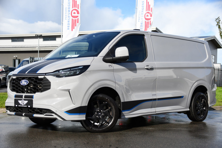 Ford Transit Custom 320 2.0 TDCI L1H1 Sport Virtual, Camera, Carplay, LED, Cruise, 170pk, Automaat, Stoelverwarming, Uniek!
