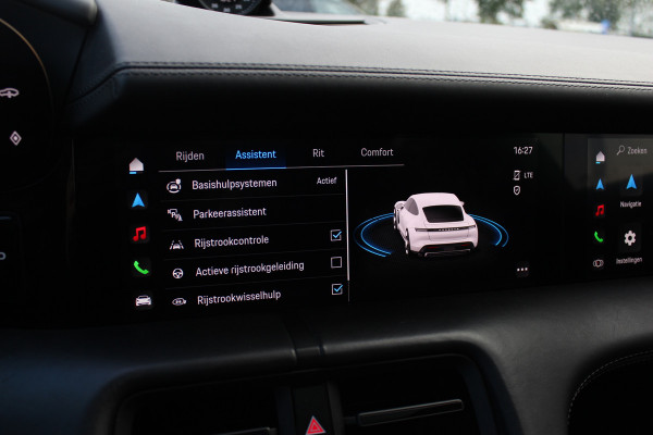 Porsche Taycan Turbo 93 kWh / Panoramadak / 360Camera / Head-up / Burmester / Luchtvering / 20'' / InnoDrive / Sportchrono+Design / Keyless / Adaptieve Stoelen / Dodehoek / DAB / Warmtepomp