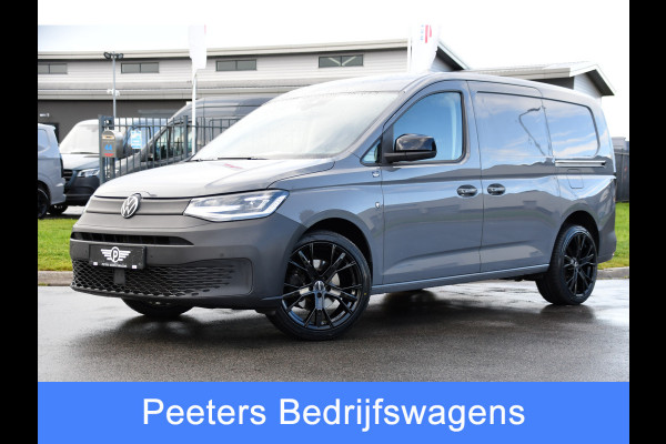 Volkswagen Caddy Cargo Maxi 2.0 TDI Exclusive Virtual, Adaptieve Cruise, Carplay, Stoelverwarming, 122pk, LED, 2 x Schuifdeur, NAVI, Sensoren, Automaat, Uniek!