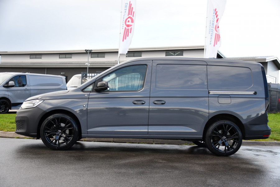 Volkswagen Caddy Cargo Maxi 2.0 TDI Exclusive Virtual, Adaptieve Cruise, Carplay, Stoelverwarming, 122pk, LED, 2 x Schuifdeur, NAVI, Sensoren, Automaat, Uniek!