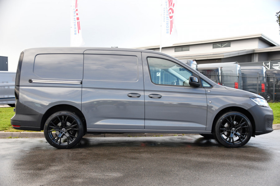 Volkswagen Caddy Cargo Maxi 2.0 TDI Exclusive Virtual, Adaptieve Cruise, Carplay, Stoelverwarming, 122pk, LED, 2 x Schuifdeur, NAVI, Sensoren, Automaat, Uniek!