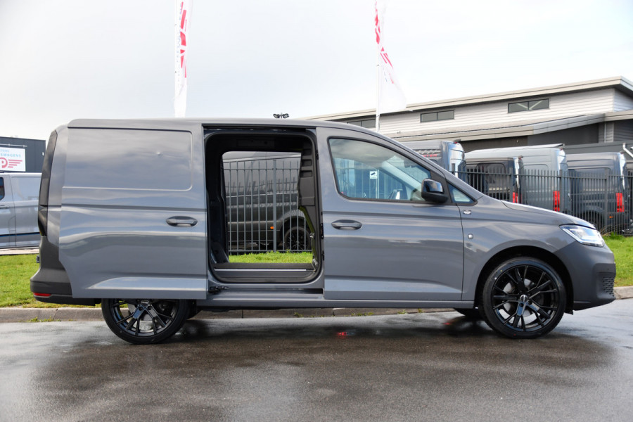 Volkswagen Caddy Cargo Maxi 2.0 TDI Exclusive Virtual, Adaptieve Cruise, Carplay, Stoelverwarming, 122pk, LED, 2 x Schuifdeur, NAVI, Sensoren, Automaat, Uniek!