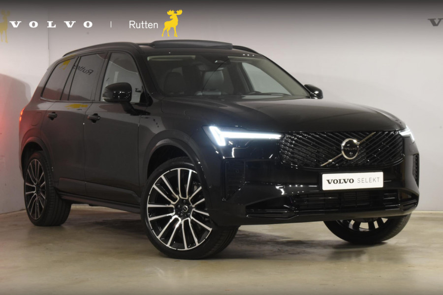 Volvo XC90 T8 455PK Plug-in hybrid AWD Ultra Dark / Bowers & Wilkins / Luchtvering / Head-Up Display / 360 Camera / Massagestoelen / Elektrisch bedienbare stoelen met geheugen / Stoelventilatie / Nappaleder / Elektrisch uitklapbare trekhaak