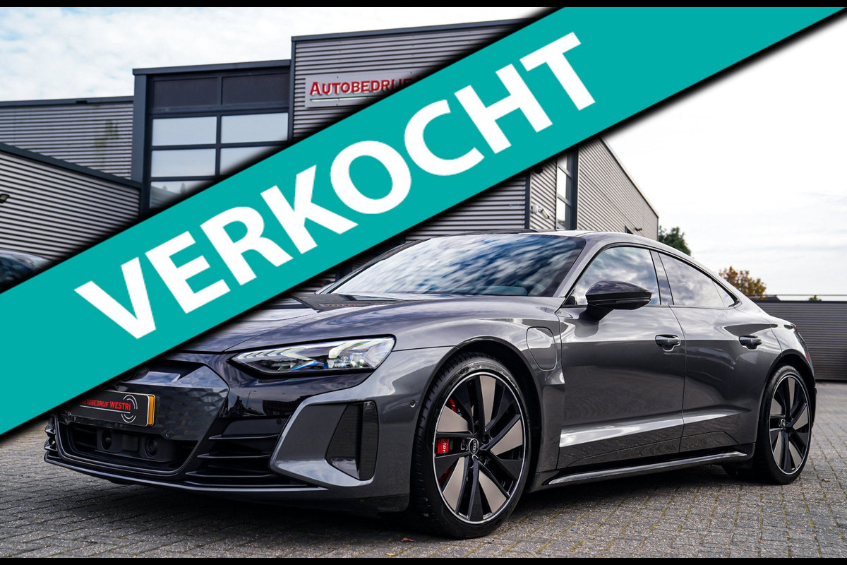 Audi e-tron GT RS 93 kWh | Carbon | B&O 3D | Massage | SOH 91% | HUD | BTW | ACC | 360cam | Stoelkoeling | DriveSelect | Sunroof |