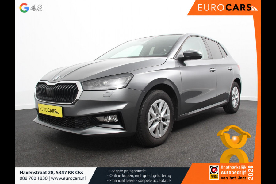 Škoda Fabia 1.0 TSI 110pk Automaat Selection Climate control Adaptieve cruise control Lane assist Parkeersensoren achter Stuurverwarming Stoel verwarming Apple Carplay/ Android Auto