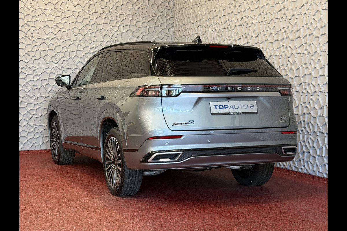 Jaecoo 8 EXCLUSIVE | AWD | 428 PK | 7 ZITPLAATSEN | IRIDIUM SILVER | NIEUW MET 7 JAAR GARANTIE phev plug in hybrid