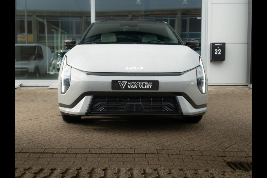 Kia EV4 GT-Line 81.4 kWh | Direct Leverbaar! | Navi. | Clima. | Adapt. Cruise. | Dodehoekassistentie | Stoel&Stuu Verwarming | Glazen Schuif-/Kanteldak | Harman Kardon | GT-Line Vegan Lederen Stoelbekleding