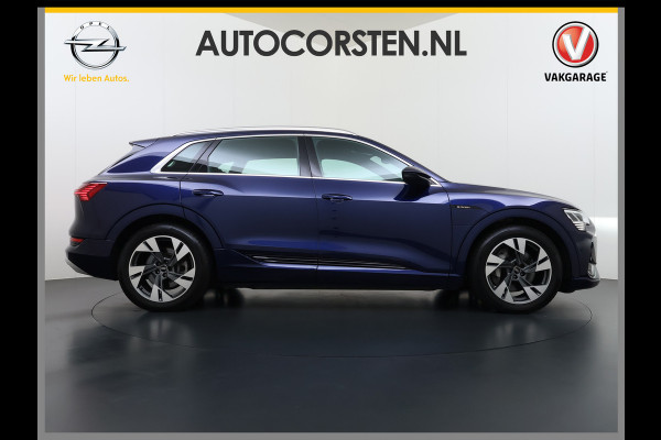 Audi e-tron 55 Quattro S-Line Edition 95kWh SOH 90% Panoramadak Bang&Olufsen Adap.Cruise 360°Camera 4-Zone Ecc Stoel+Achterbankverwarming An Elek.Achterklep 20"Lmv Sportstoelen Dynamische knipperlichten Stoelverwarming