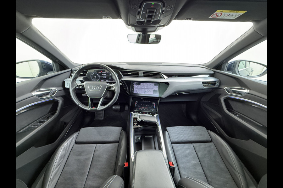 Audi e-tron 55 Quattro S-Line Edition 95kWh SOH 90% Panoramadak Bang&Olufsen Adap.Cruise 360°Camera 4-Zone Ecc Stoel+Achterbankverwarming An Elek.Achterklep 20"Lmv Sportstoelen Dynamische knipperlichten Stoelverwarming