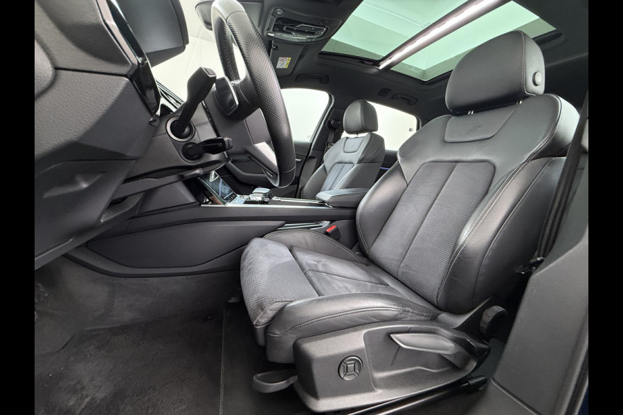 Audi e-tron 55 Quattro S-Line Edition 95kWh SOH 90% Panoramadak Bang&Olufsen Adap.Cruise 360°Camera 4-Zone Ecc Stoel+Achterbankverwarming An Elek.Achterklep 20"Lmv Sportstoelen Dynamische knipperlichten Stoelverwarming