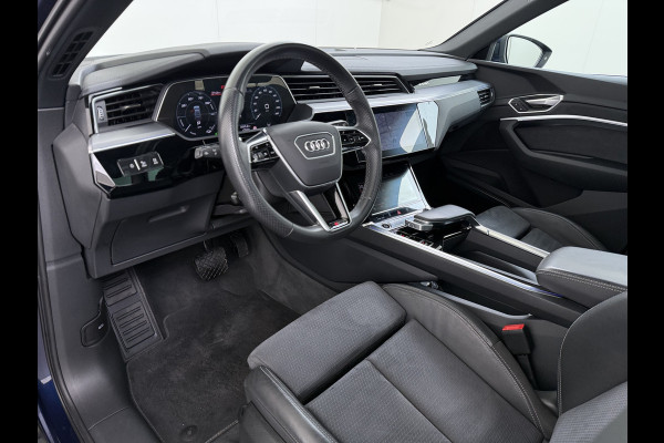 Audi e-tron 55 Quattro S-Line Edition 95kWh SOH 90% Panoramadak Bang&Olufsen Adap.Cruise 360°Camera 4-Zone Ecc Stoel+Achterbankverwarming An Elek.Achterklep 20"Lmv Sportstoelen Dynamische knipperlichten Stoelverwarming