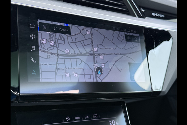 Audi e-tron 55 Quattro S-Line Edition 95kWh SOH 90% Panoramadak Bang&Olufsen Adap.Cruise 360°Camera 4-Zone Ecc Stoel+Achterbankverwarming An Elek.Achterklep 20"Lmv Sportstoelen Dynamische knipperlichten Stoelverwarming