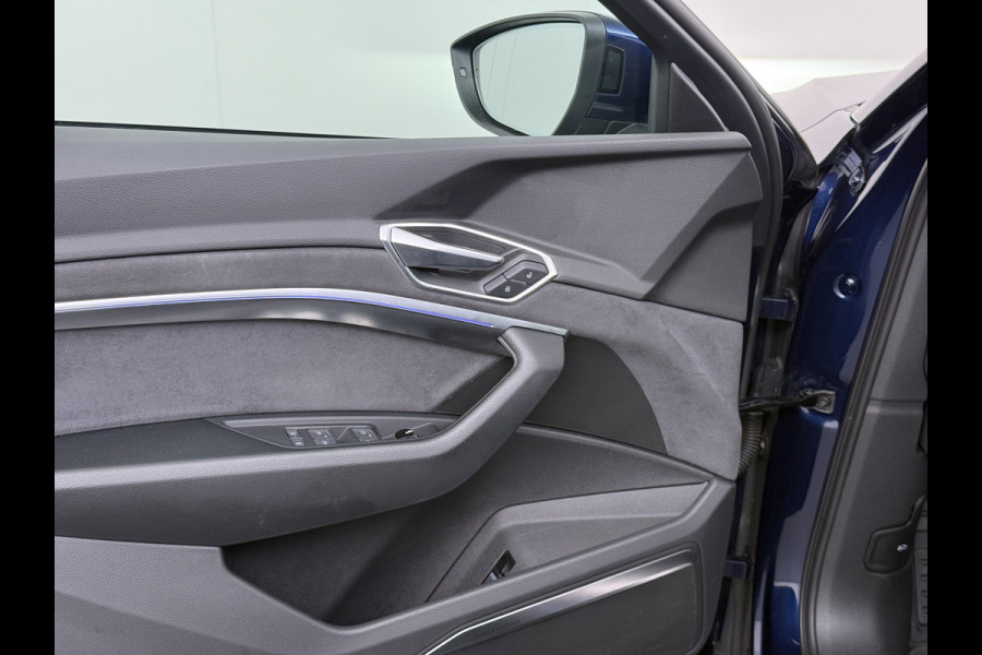 Audi e-tron 55 Quattro S-Line Edition 95kWh SOH 90% Panoramadak Bang&Olufsen Adap.Cruise 360°Camera 4-Zone Ecc Stoel+Achterbankverwarming An Elek.Achterklep 20"Lmv Sportstoelen Dynamische knipperlichten Stoelverwarming