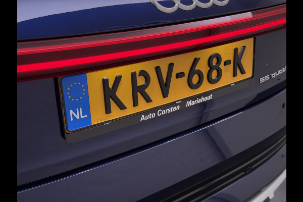 Audi e-tron 55 Quattro S-Line Edition 95kWh SOH 90% Panoramadak Bang&Olufsen Adap.Cruise 360°Camera 4-Zone Ecc Stoel+Achterbankverwarming An Elek.Achterklep 20"Lmv Sportstoelen Dynamische knipperlichten Stoelverwarming