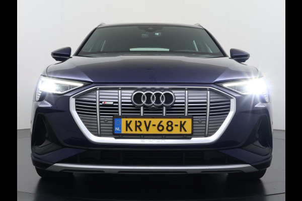 Audi e-tron 55 Quattro S-Line Edition 95kWh SOH 90% Panoramadak Bang&Olufsen Adap.Cruise 360°Camera 4-Zone Ecc Stoel+Achterbankverwarming An Elek.Achterklep 20"Lmv Sportstoelen Dynamische knipperlichten Stoelverwarming