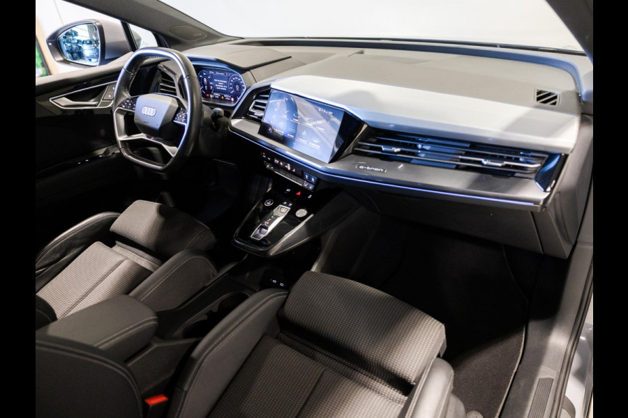 Audi Q4 e-tron 40 Launch edition S Competition 77 kWh SOH 94% / 204pk / Panorama dak / Warmtepomp / Sonos / Adaptieve dempers /