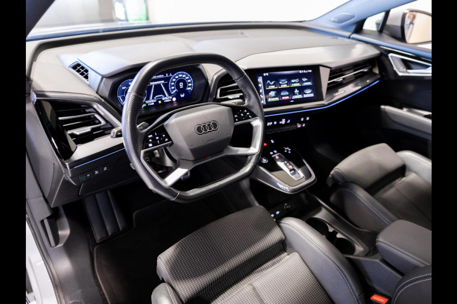 Audi Q4 e-tron 40 Launch edition S Competition 77 kWh SOH 94% / 204pk / Panorama dak / Warmtepomp / Sonos / Adaptieve dempers /