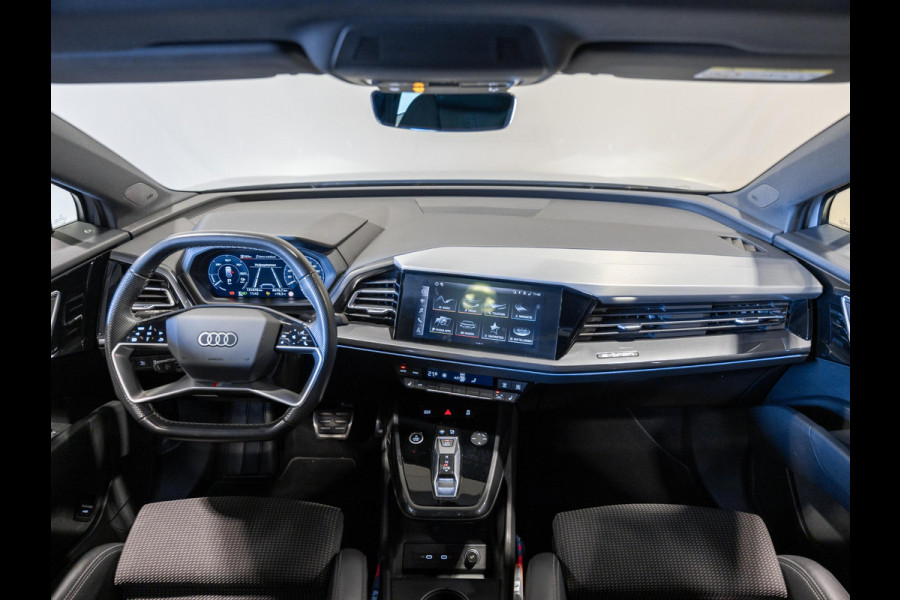 Audi Q4 e-tron 40 Launch edition S Competition 77 kWh SOH 94% / 204pk / Panorama dak / Warmtepomp / Sonos / Adaptieve dempers /