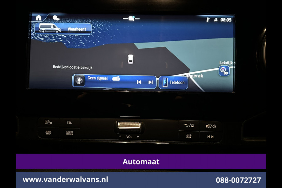 Mercedes-Benz Sprinter 317 CDI 170pk 9G-Tronic Automaat L2H2 Facelift Euro6 Airco | Camera | Navigatie | LED | Chauffeursstoel Cruisecontrol, Stoelverwarming, 270 Graden Achterdeuren, Parkeersensoren, Bijrijdersbank